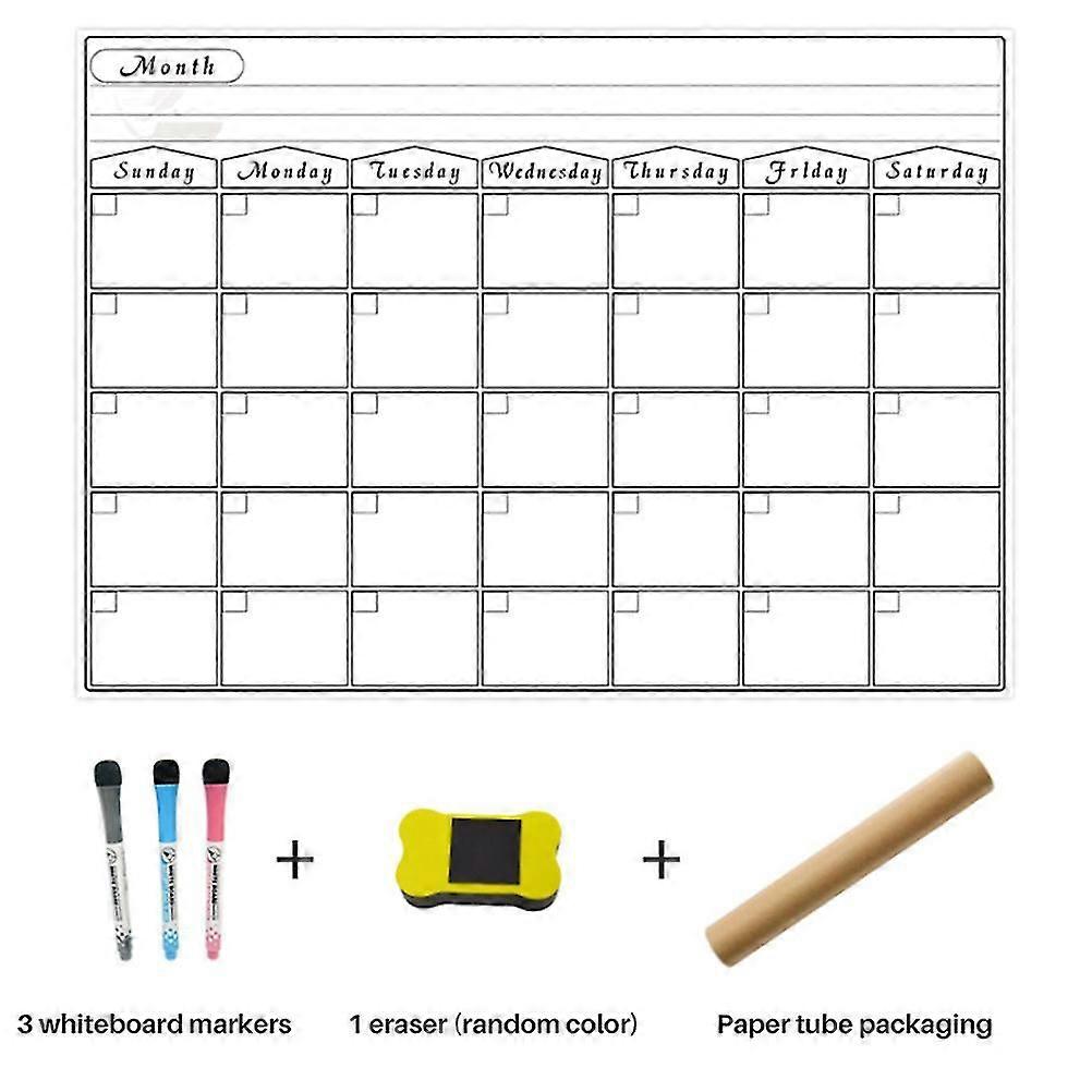 Whiteboard Magnetic Fridge Board Dry Erase Memo Notepad for Home Kitchen Shopping List Meal Planner Office Notice