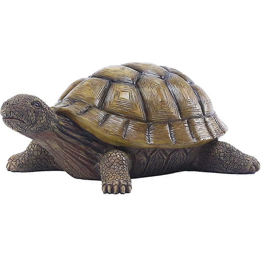 Turtle Garden Statue, Closed Turtle Sculpture for Outdoor Decoration, Pool, Patio, Grass, Floor or Desktop Display