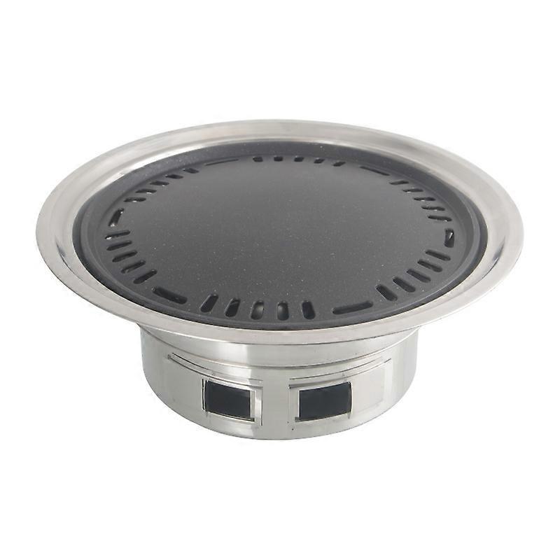 Home Multifunctional Adjustable Fire Barbecue Grill, Size: L (Grill Pan)