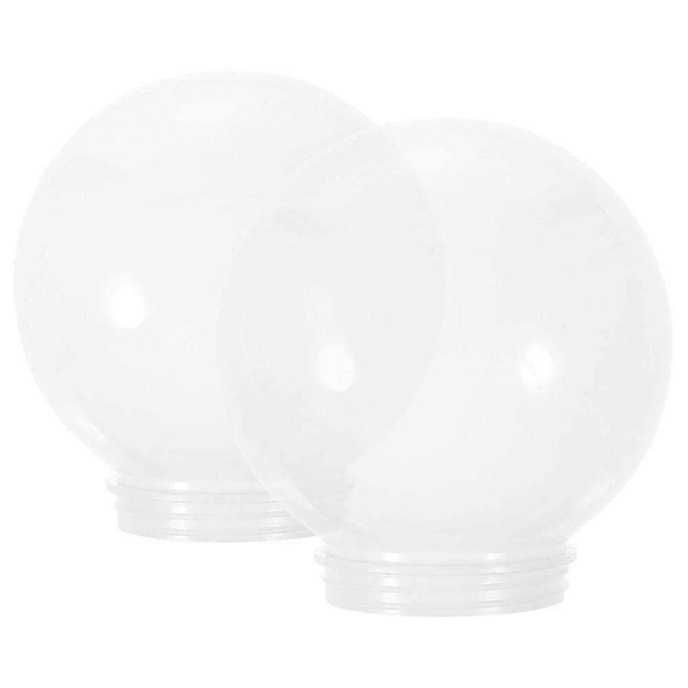 2pcs Ceiling Globe Lamp Shade Acrylic Shade For Pendant Light Replacement Decorative Lampshade