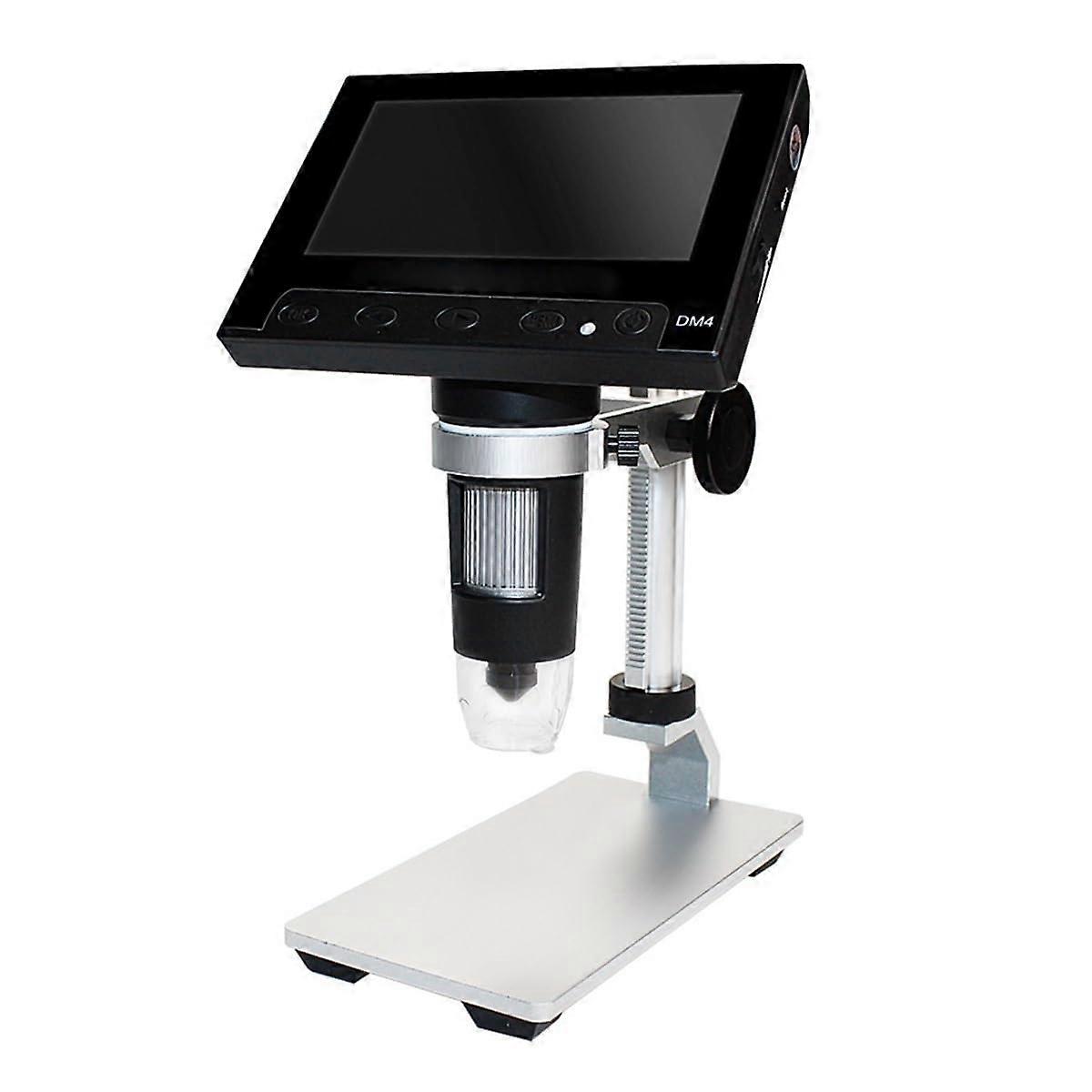 Lab Microscope Accessories 1000X USB Digital Microscope for LED Magnifier Magnifying Electronic Microscope(Type 2 Metal Rod)