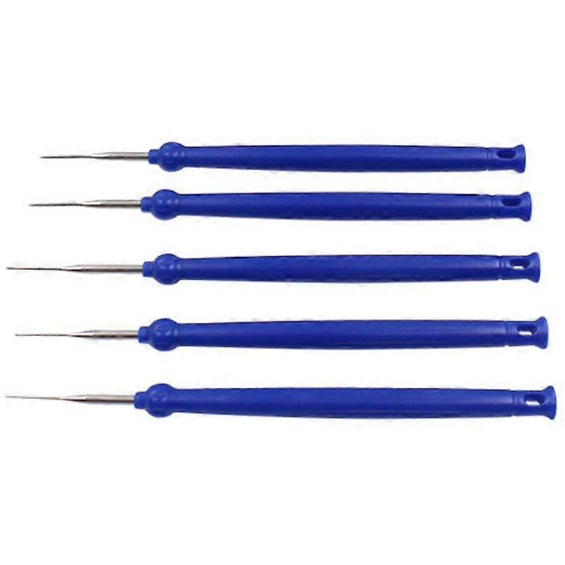 5 Pack Terminal Ejector Harness Puller, Car CD Dashboard Harness Removal Tool (Blue)