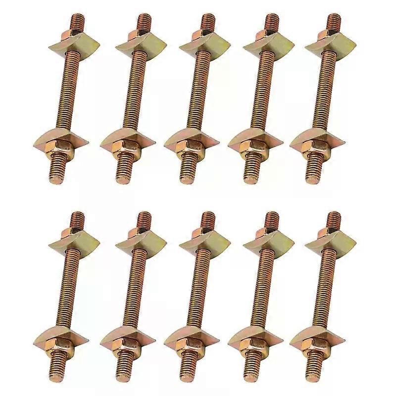 10 set Countertop Connector Bolts Countertop Fastening for Furniture Projects