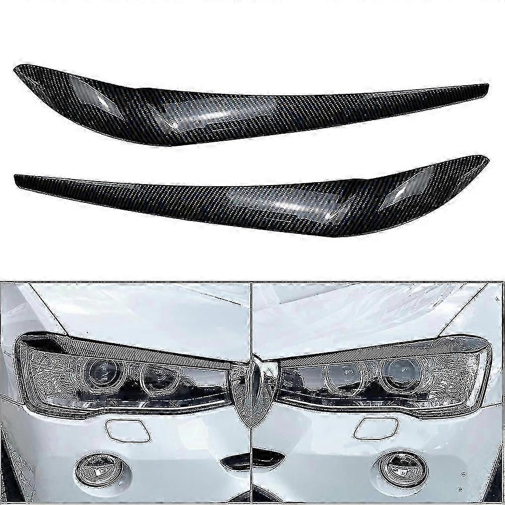 Durable Front Headlight Eyebrow Guards for BMW X3 X4 Series
