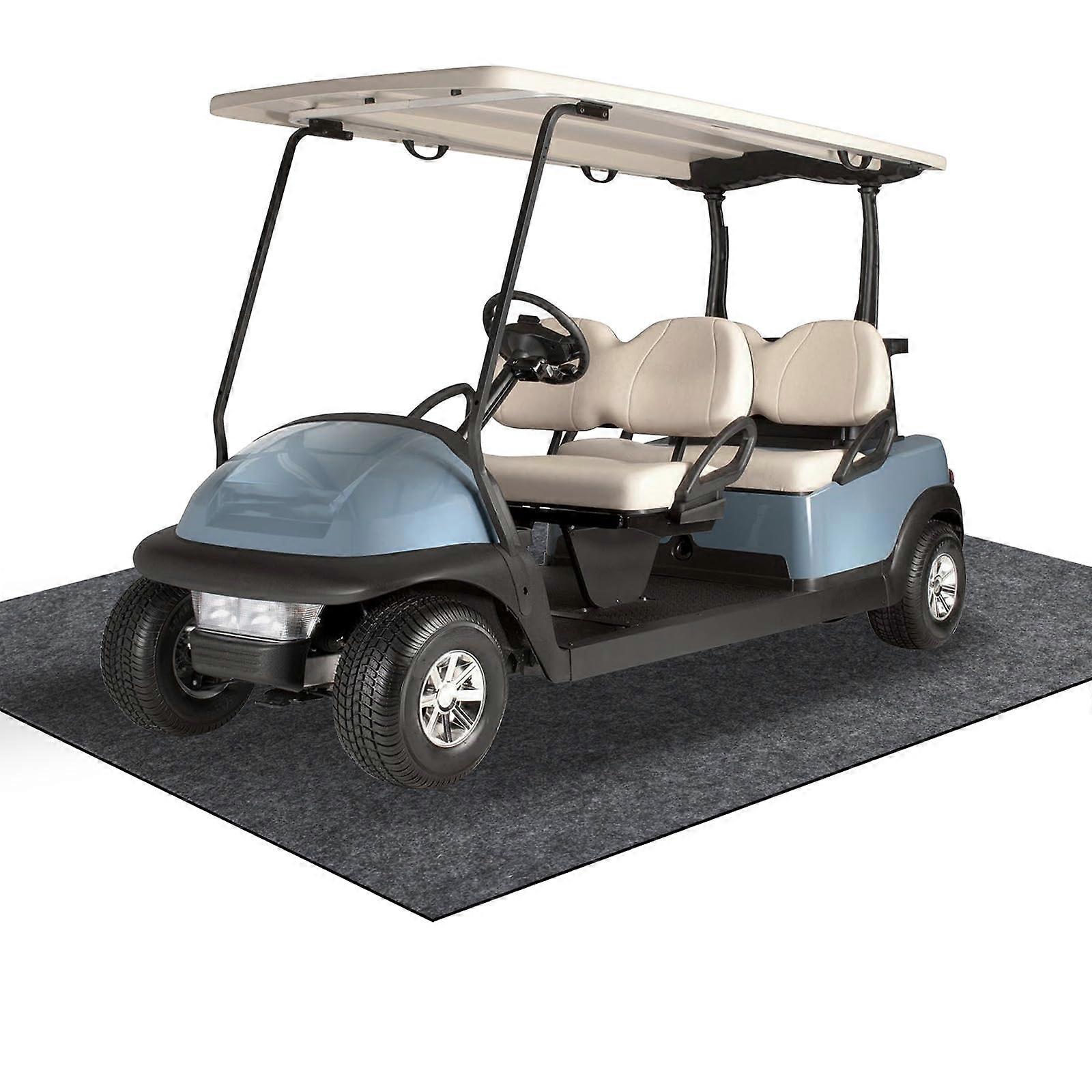 Garage Floor Mat 4.9 x 9.2 Ft For Under Car And Golf Cart, Oil Spill Mat Protects Floor From Drips Spills And Stains