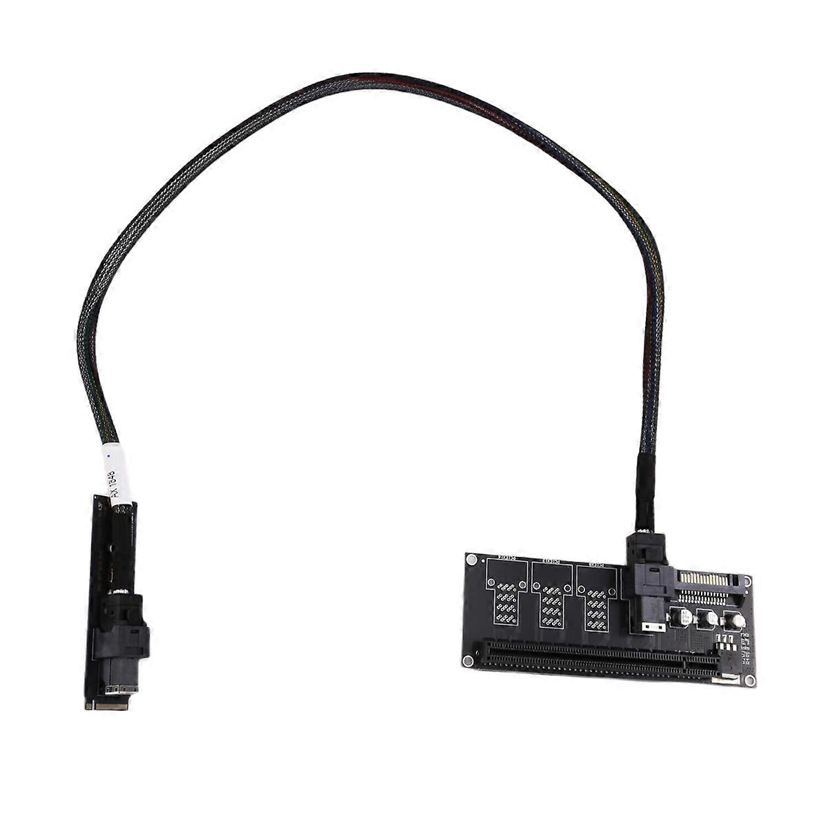 NVMe M.2 NGFF to PCIe 3.0 x4 x16 Riser Card for External Video Card