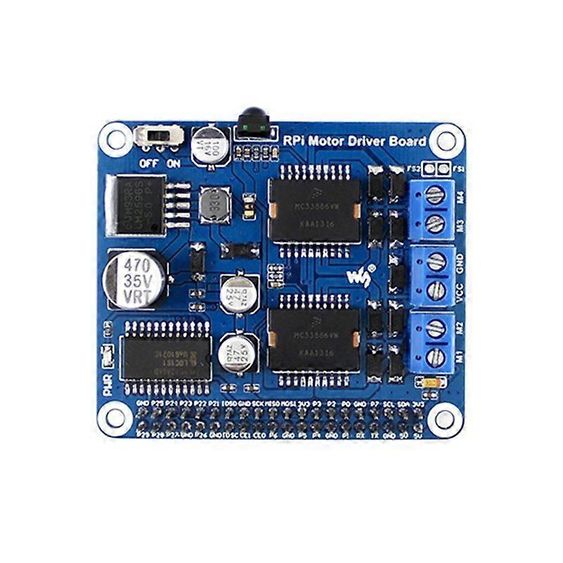 MC33886 Drives Expansion Board for Rpi Motor Support Two Motors