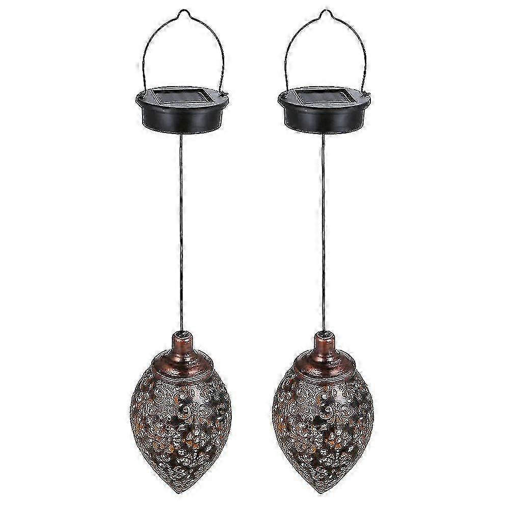 2 Pack Solar Garden Lanterns well