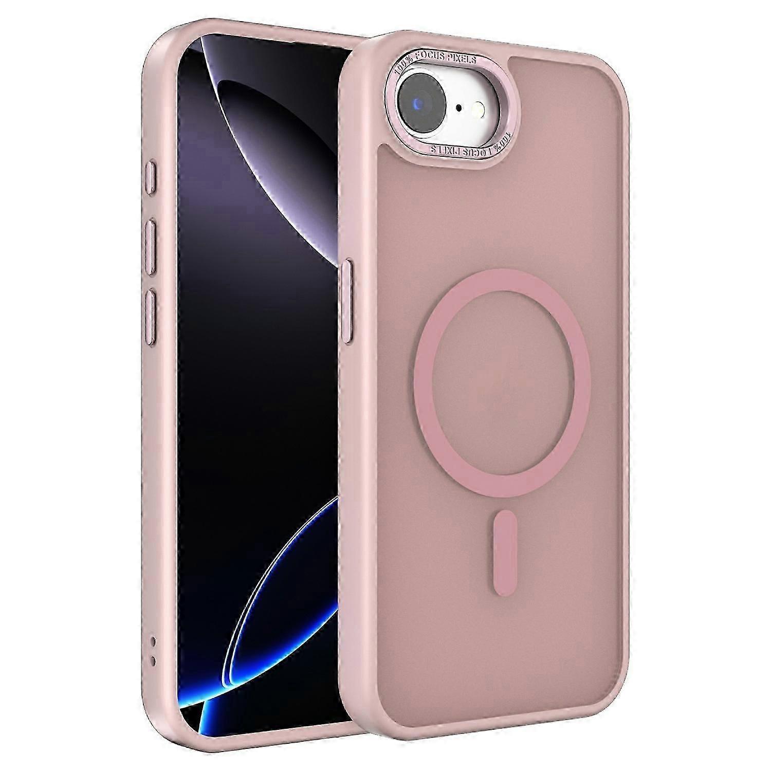 For Iphone 16e Case Compatible With Magsafe Tpu + Pc Matte Phone Cover - Blue