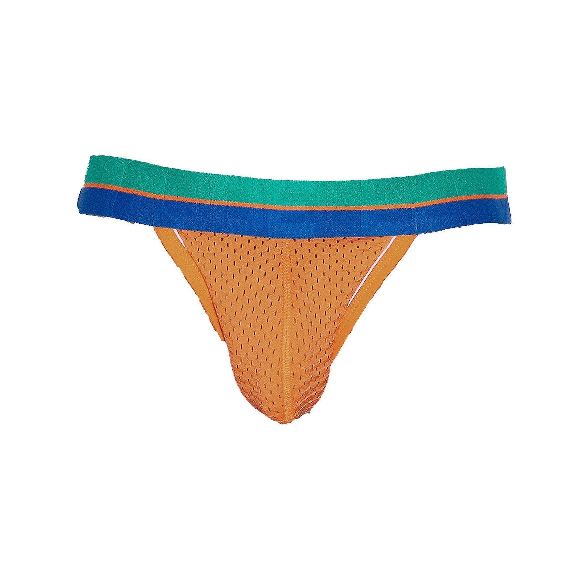 CODE 22 Bright Mesh Jockstrap Orange | Men's Underwear | Men's Jockstrap