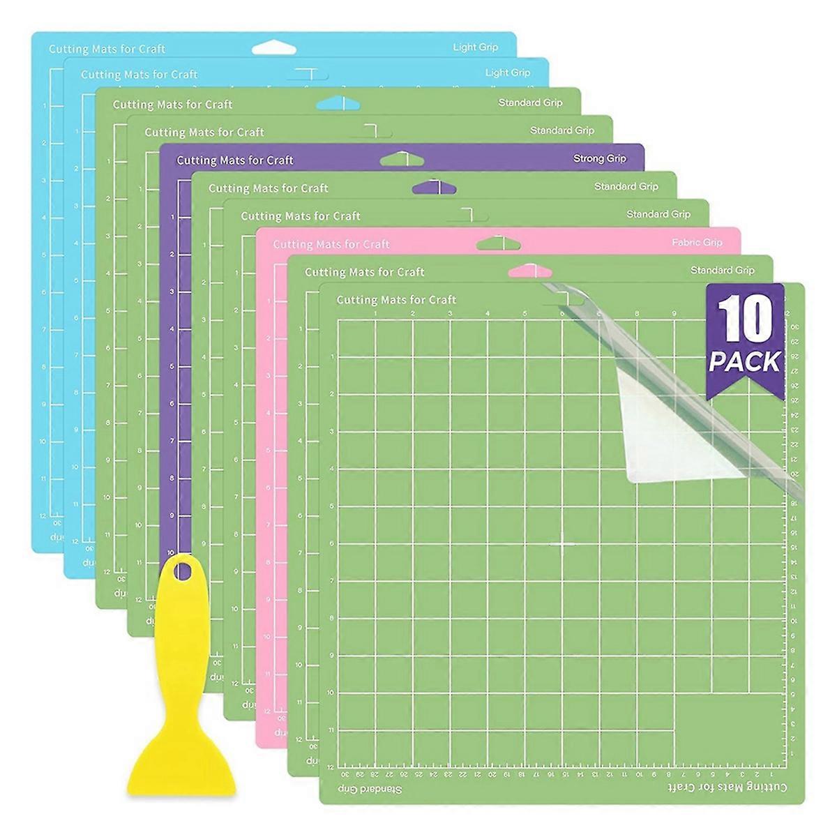 10 Pack Cutting Mats - 12x12Inch for Accessories - Explore Air 2/ Maker 2/3