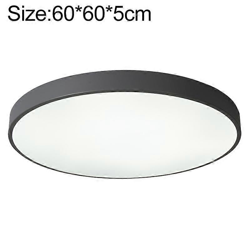 Macaron LED Round Ceiling Lamp, 3-Colors Light, Size:60cm