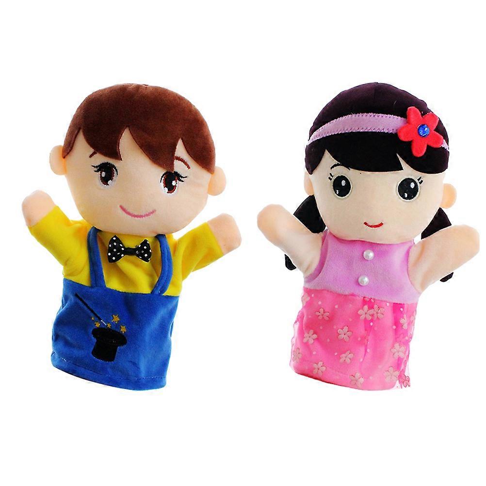 Interactive Hand Puppet, Soft Plush Toy for Building Child's Relationship Skills