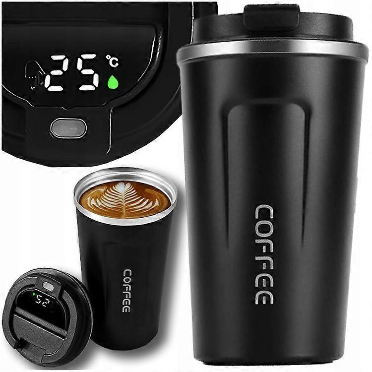 Thermal Mug Thermos 510 Ml Display Lcd Screen For Smart Coffee And Tea