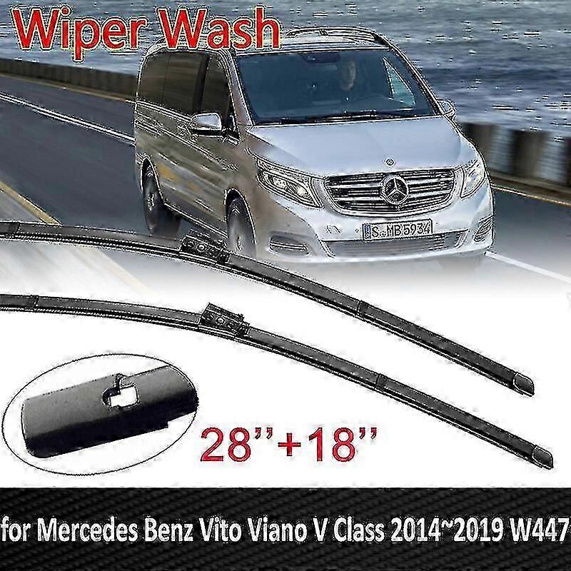 メルセデスベンツヴィートビアノVクラス2014~2019 W447カーワイパーブレードフロントウインドスクリーンワイパーカーアクセサリー2015 2016 2017 2018用