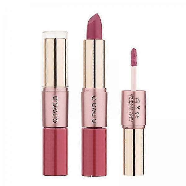 2-4pack compact 2 en 1 rouge à lèvres mat imperméable à l’eau brillant à lèvres brillant à lèvres couleur 01
