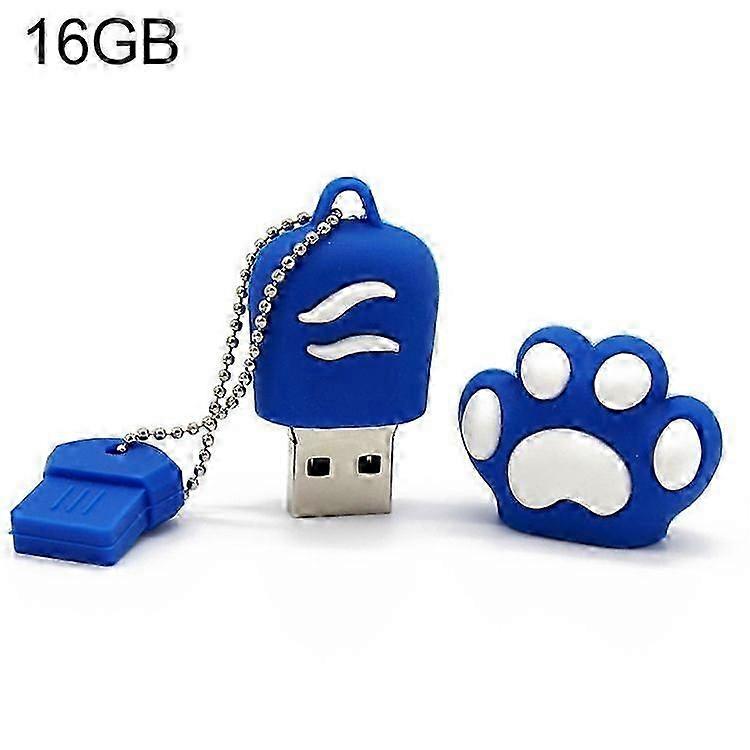 16 GB USB 2.0-Flash-Disk in Bärentatzenform