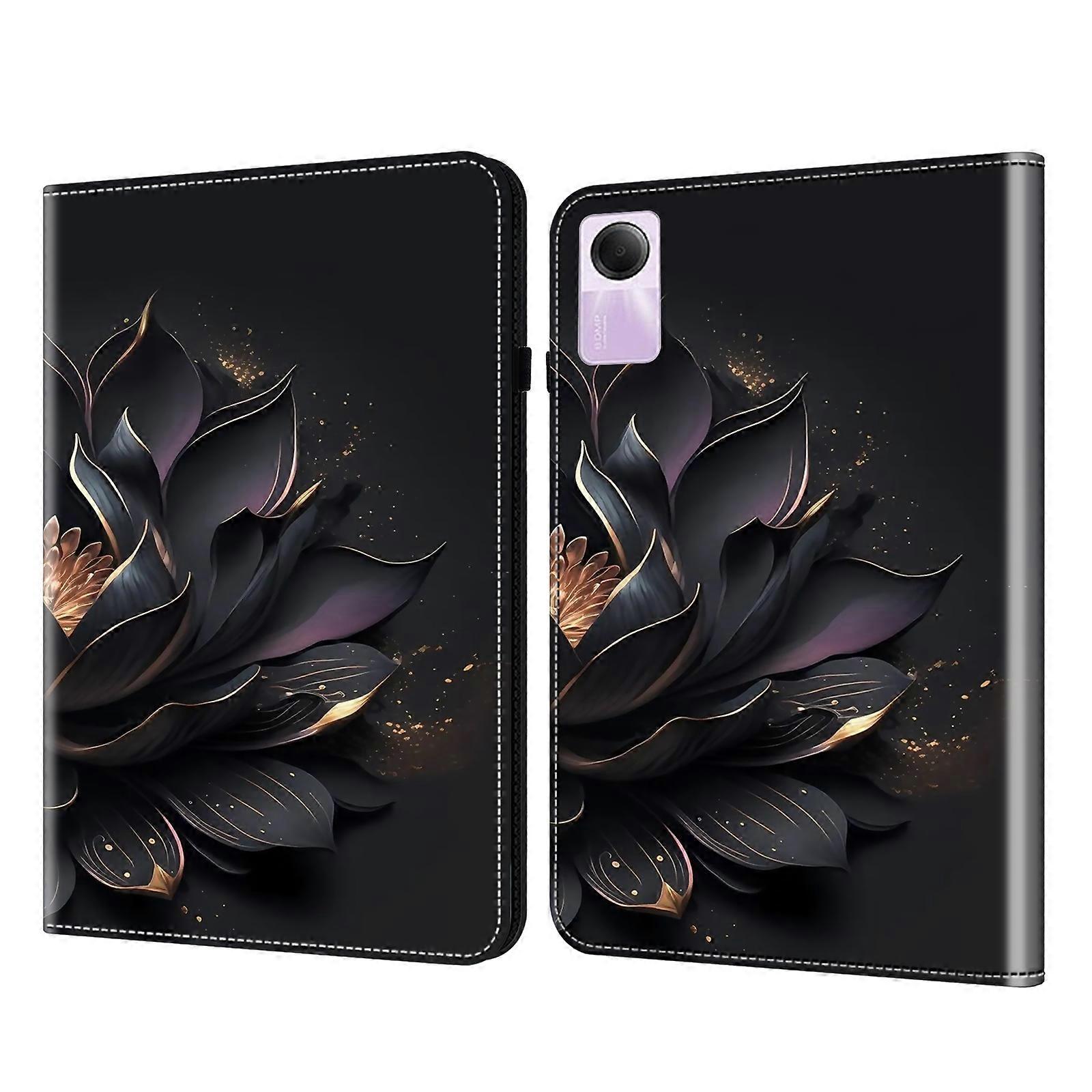 Crystal Texture Painted Leather Tablet Case
