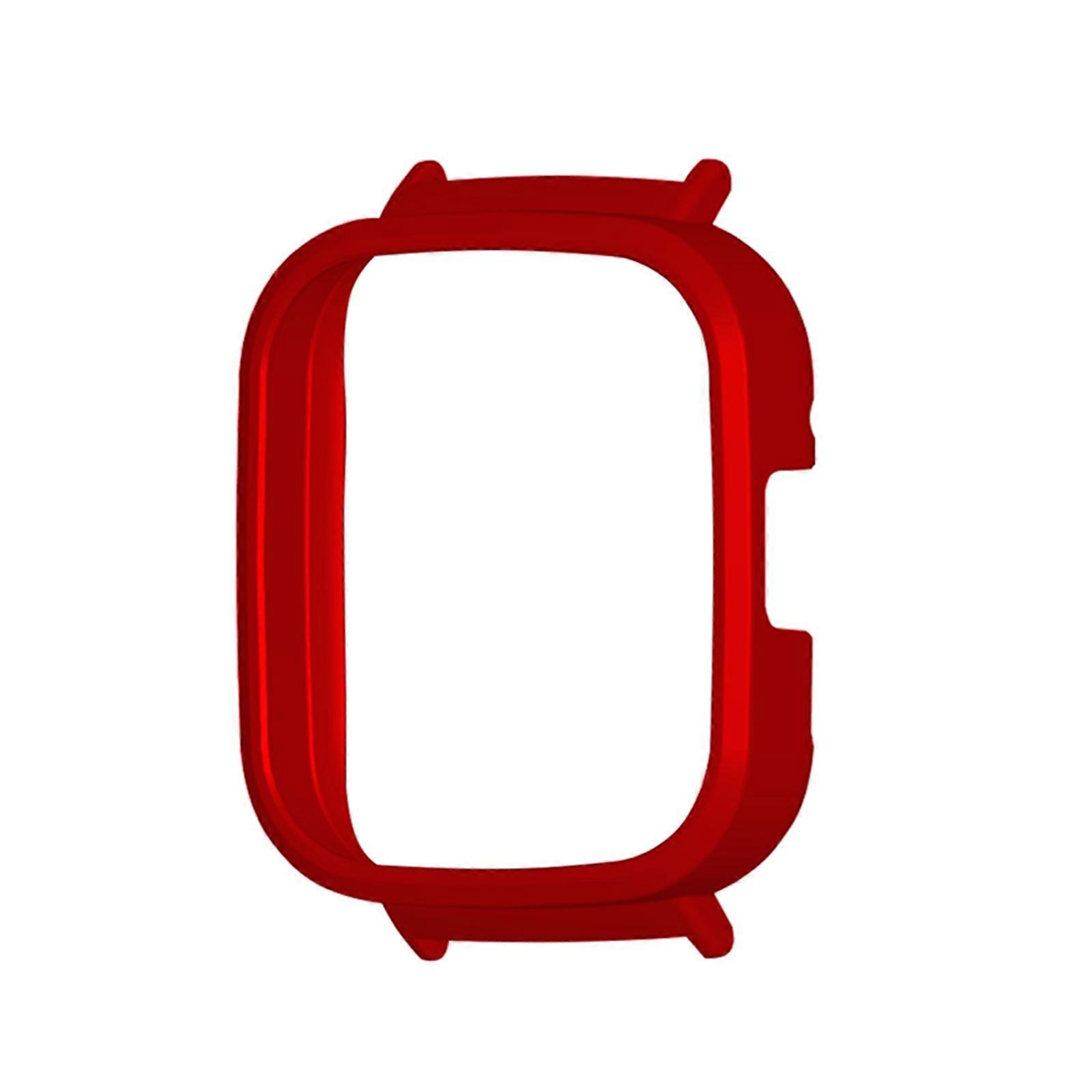 Hard Screen Protector Case-Suitable for Watch 3 Cover Scratched Resistant Protective Hard Cover Bumper-Shell Shockproof  Red