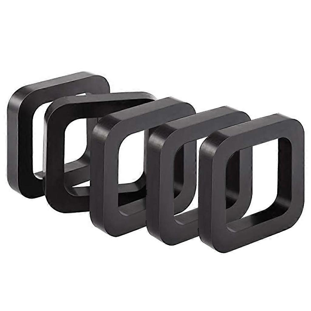 5x Silencer Pad 2 Inch Hitch Receiver Muffler Trailer Link Damping Rubber Block for Adjustable Ball Mounts Reduce Noise