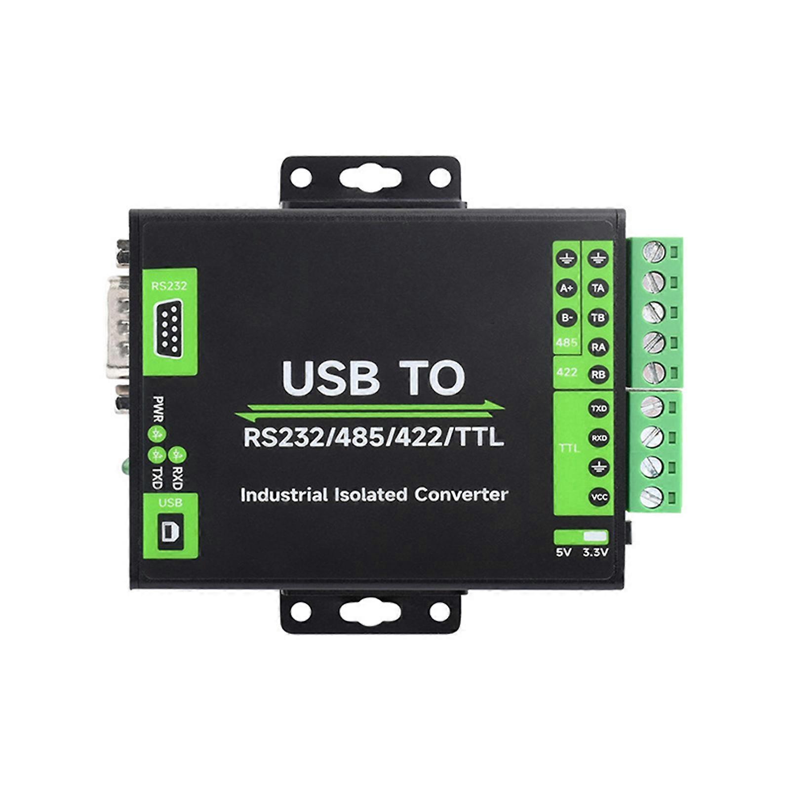 USB to RS232/485/422/TTL Converter with FT232RNL Chip Industrial Isolated Converter USB Adapter with Multiple Protection