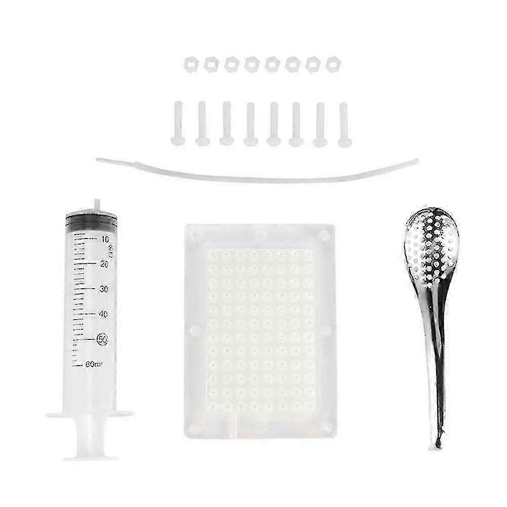 Caviar Maker Set 100-hole Molecular Gourmet Tool for Home Kitchen