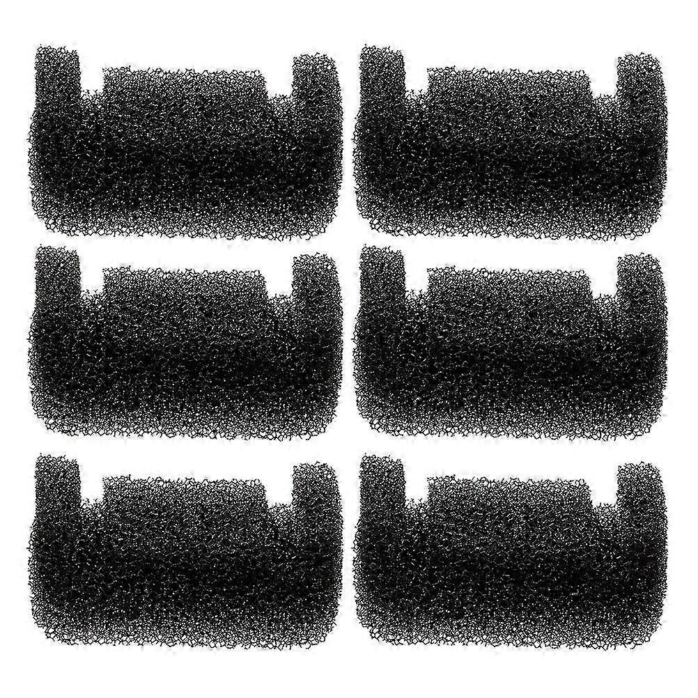 6pcs Pet Fountain Sponge Filters U-shaped Filter Cottons Kitten Water Dispenser Filter Cotton