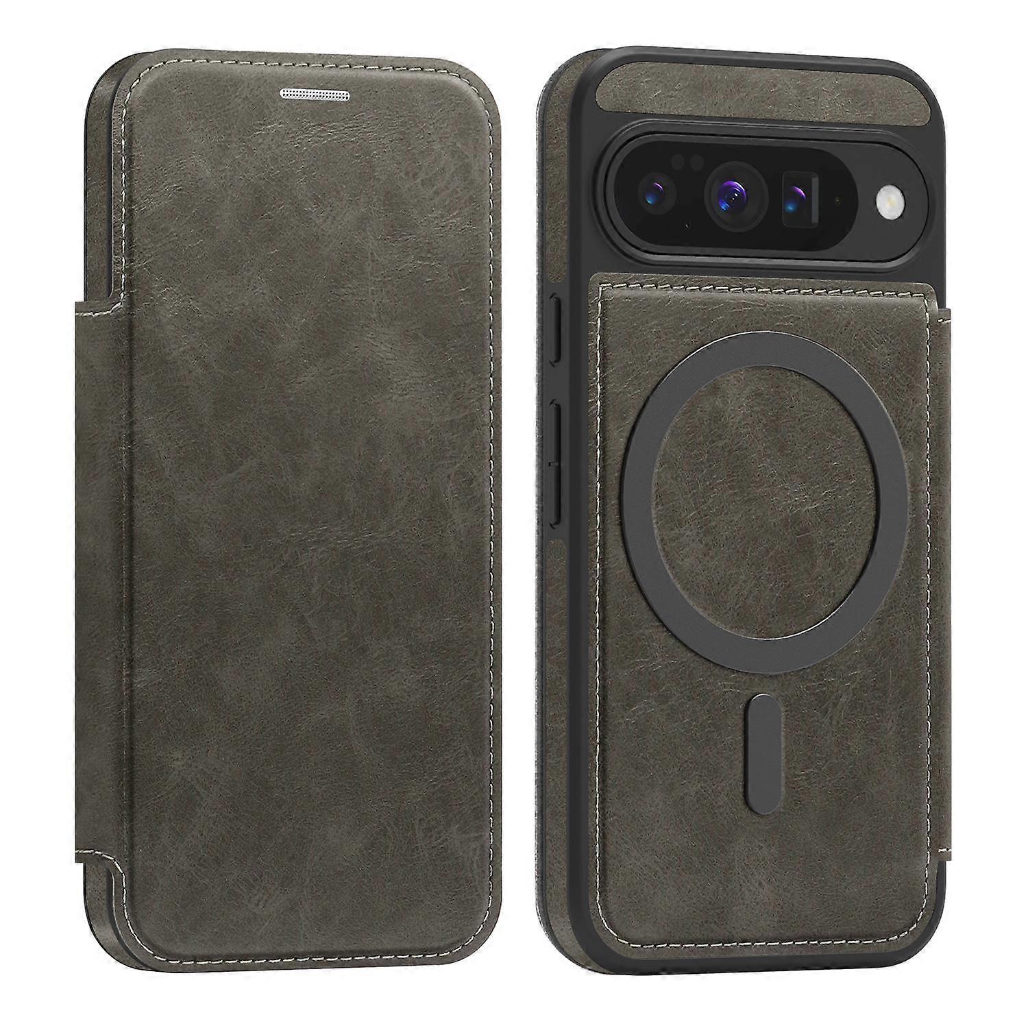 For Google Pixel 10/10 Pro Case Compatible with MagSafe RFID Blocking Card Holder Phone Cover