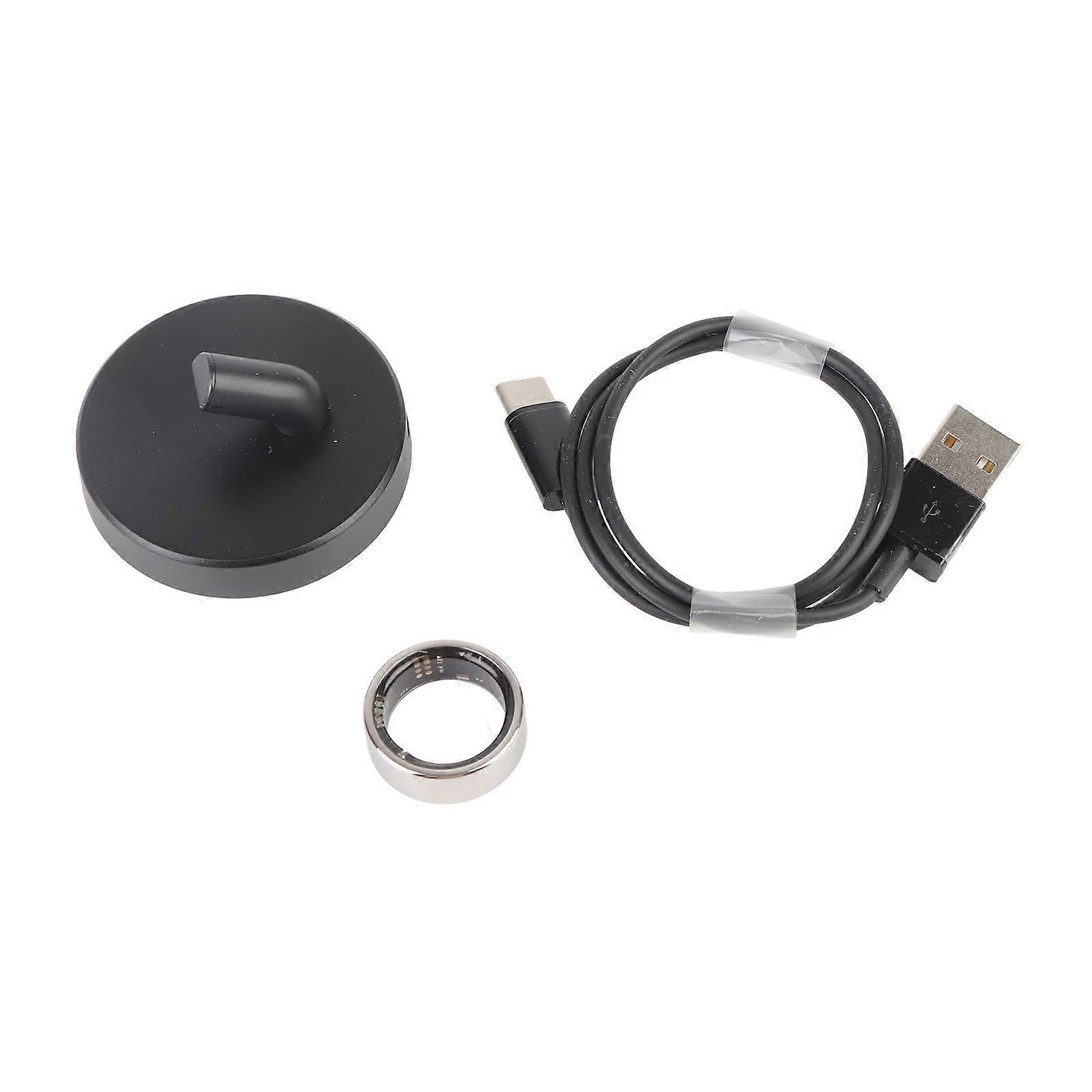 Smart Ring IP68 Waterproof Fitness Tracker: Pedometer & Sleep Analysis with App Support