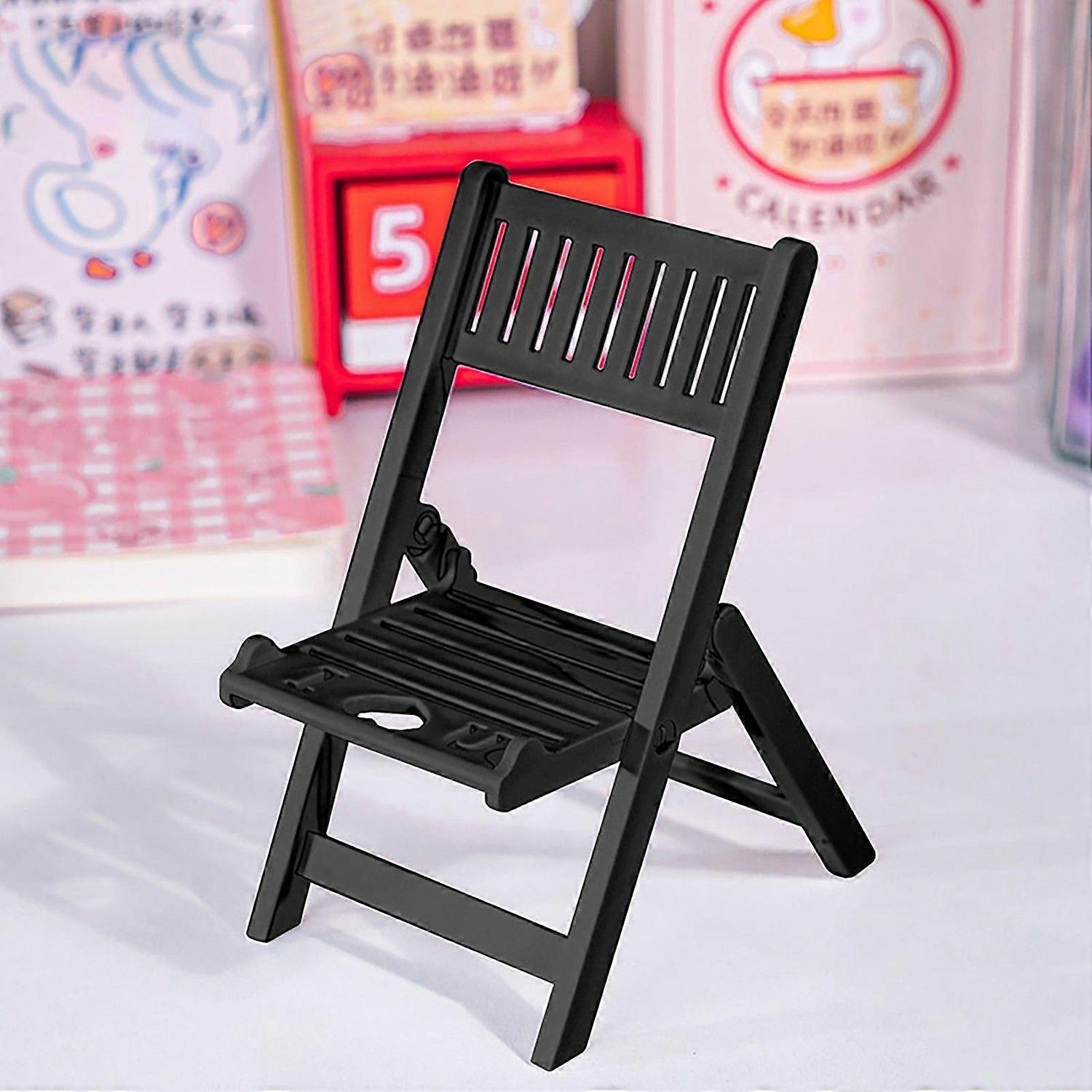 Phone Holder For Hand Multi-Angle Adjustment For Kitchen Foldable Mobile Phone Holder Chair Shaped Multi Angle Desktop Tablet Functional Convenient