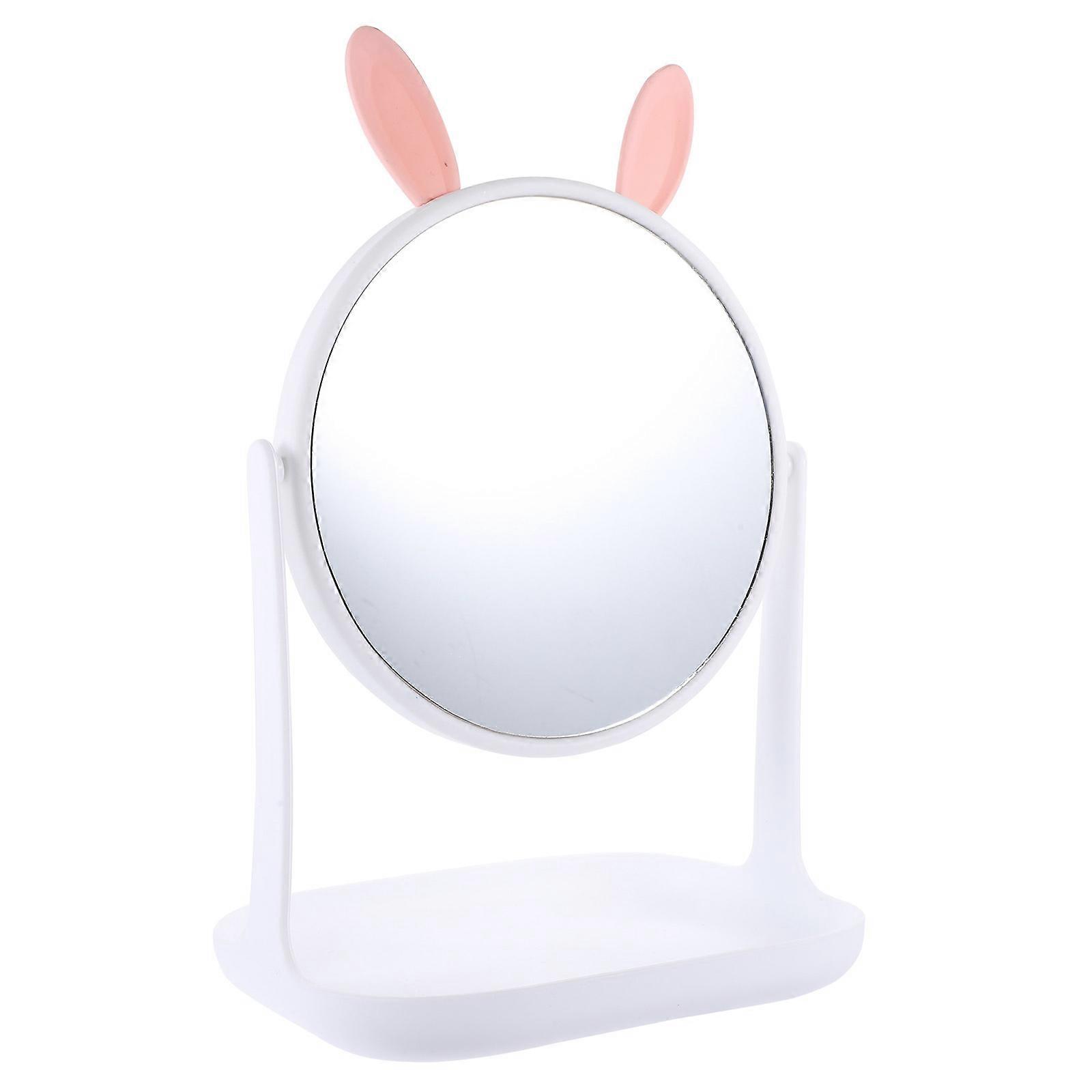 Round Vanity Mirror, Ideal for Shaving and Makeup with Compact Dimensions