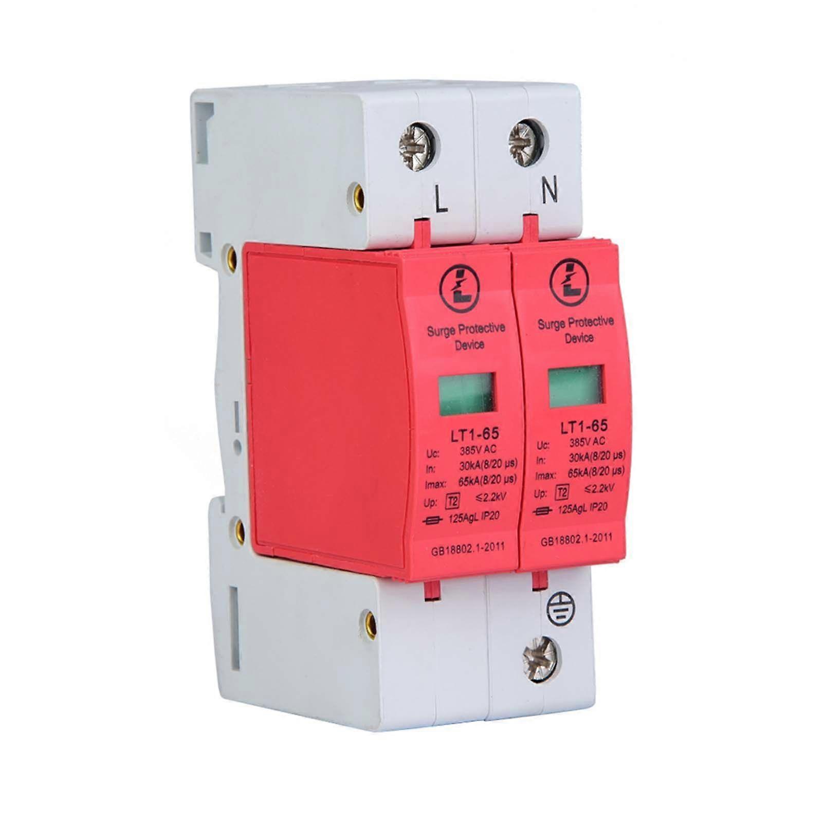 High quality  Lightning surge protection AC surge protector 2P (2P65KA)