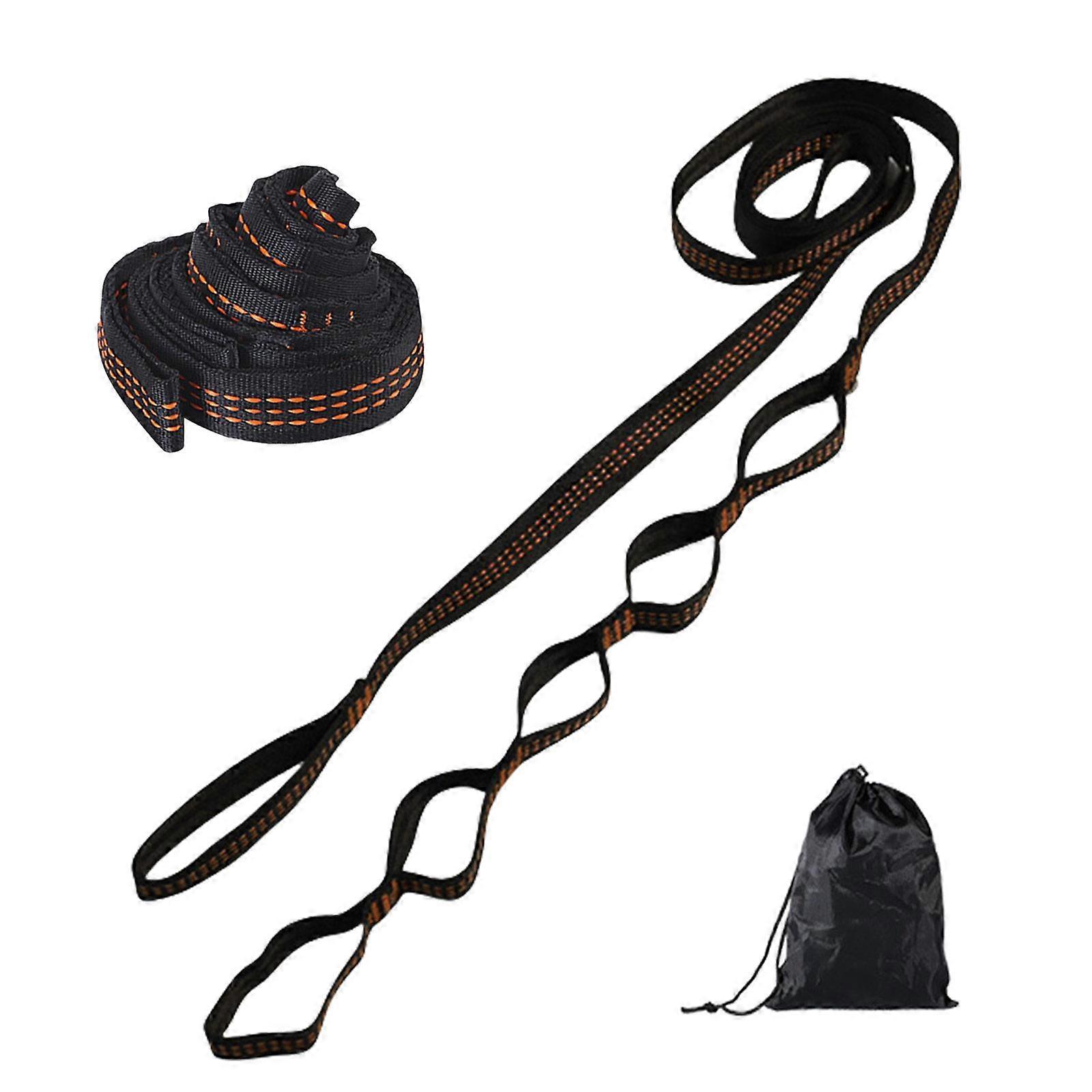 2Pcs Hammocks Suspension Straps Outdoor Hammock Straps Strong Nylon Hammock Belt Rope Attachment Easy to Installation