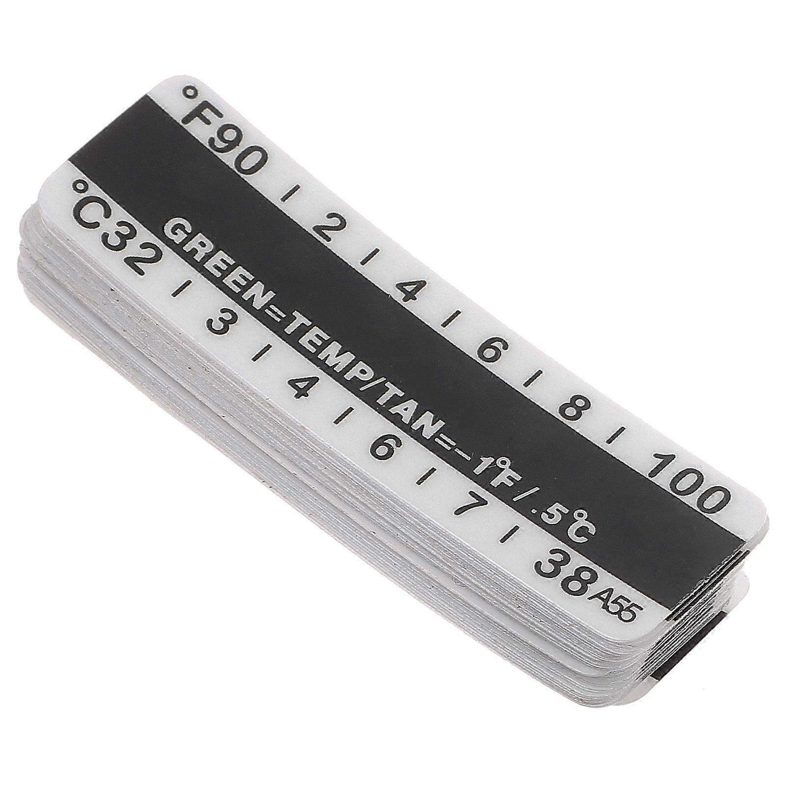 25pcs Urine Temperature Strips Travel Bottle Temperature Stickers 32-38 Centigrade/90-100 Fahrenheit