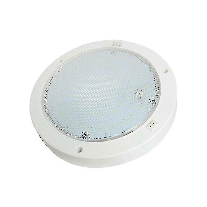 12V RV Marine LED Ceiling Light 9W Round Surface Mount with Switch BF