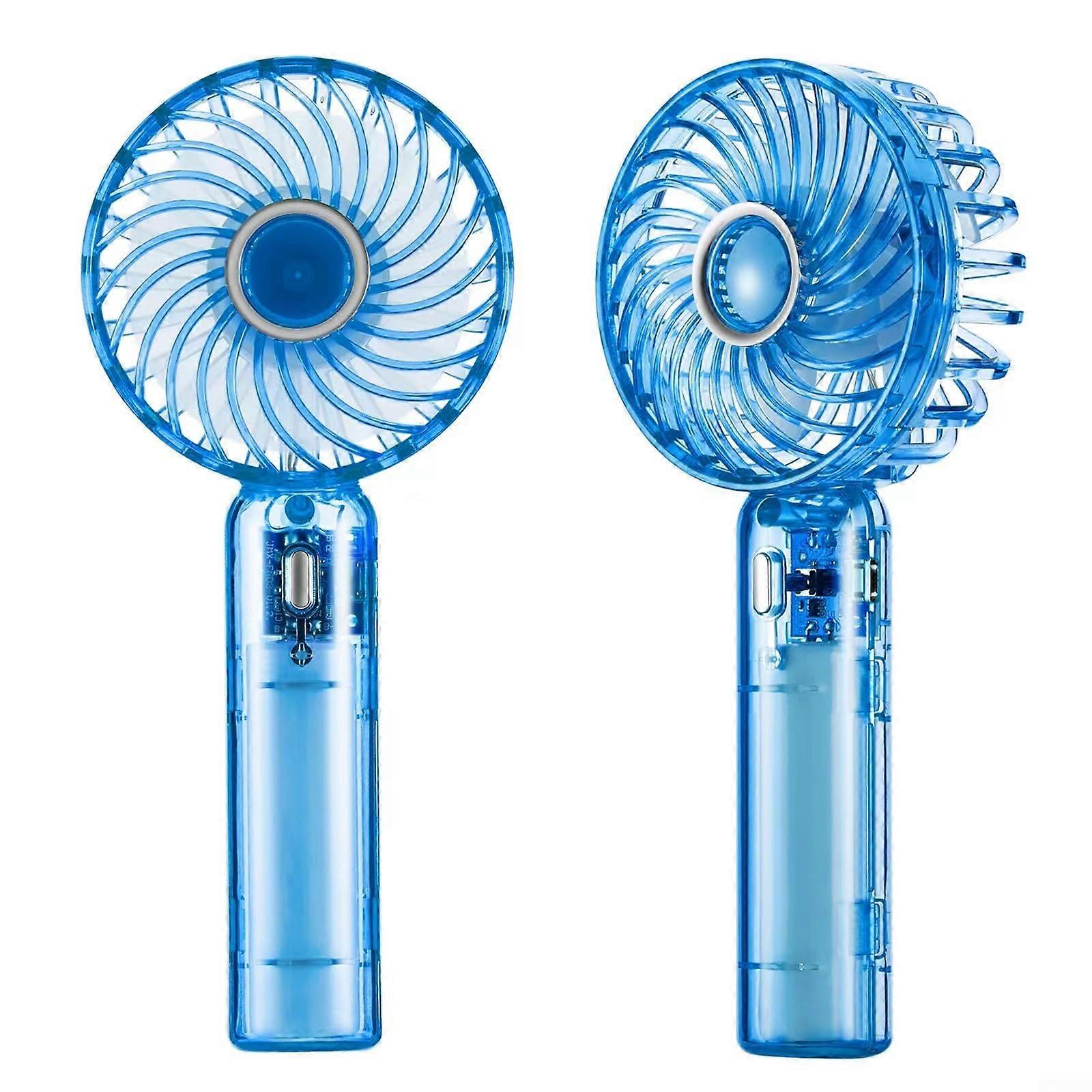 Hand Cooling Solution Pocket Size Blue, Adjustable Speeds, Robust Rechargeable Power Supply, Portable