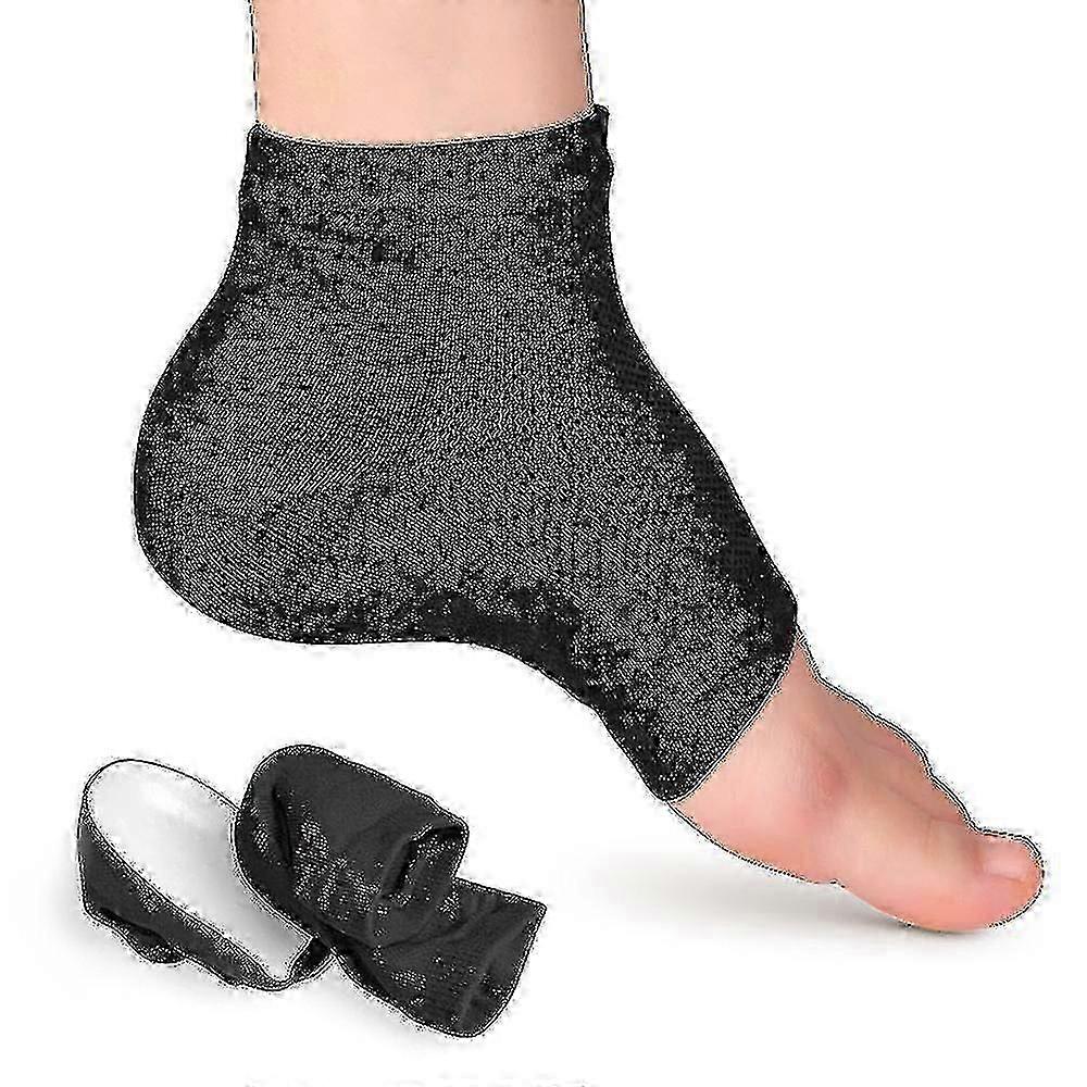 Højdeforøgelse indlægssåler til mænd og kvinder, 3,5 cm usynlige skoløftpuder - sort