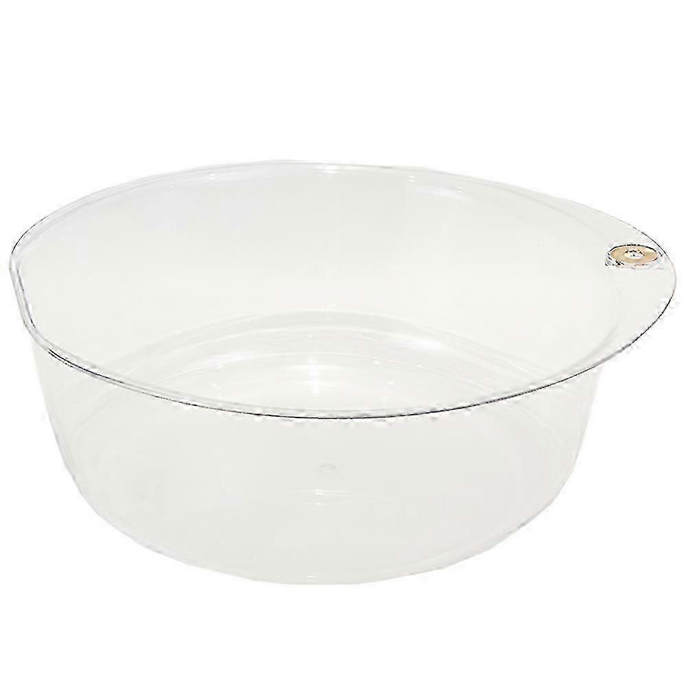 Thick Transparent Plastic Multi-use Washing Basin 32.9x31.2cm