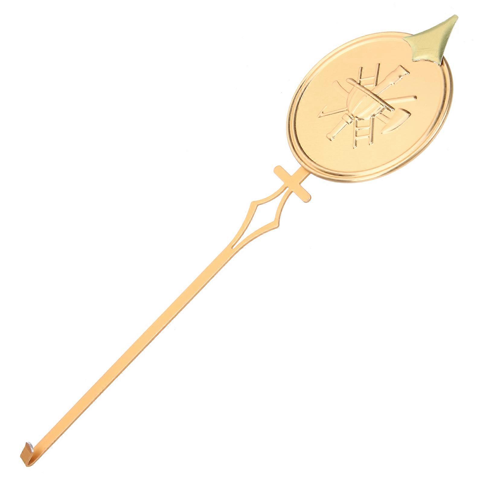 Metal Pendulum Wall Clock Replacement Part for Home Use with Golden Finish