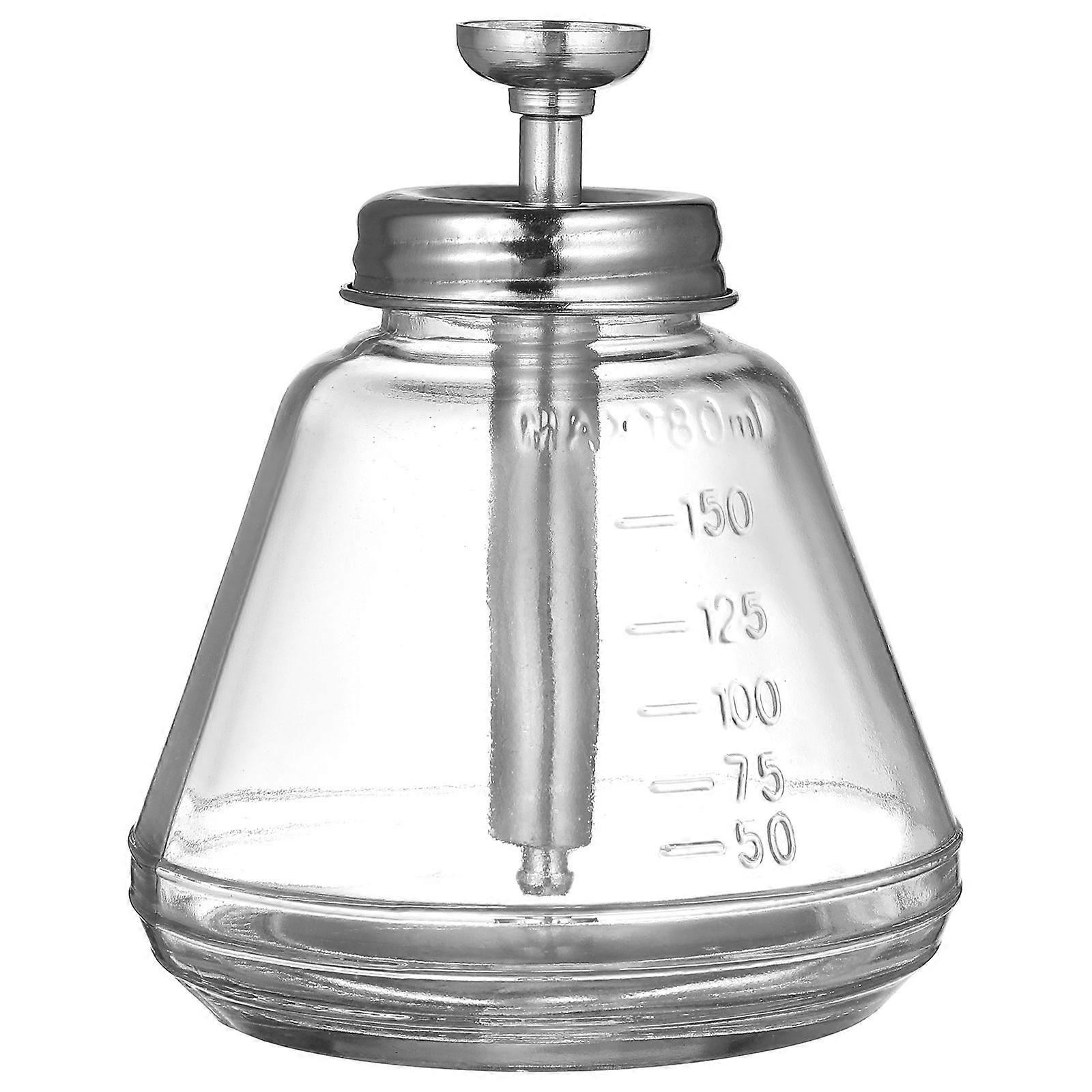 180ML Empty Push Down Alcohol Pump Sanitizer Container Glass Dispenser Bottle