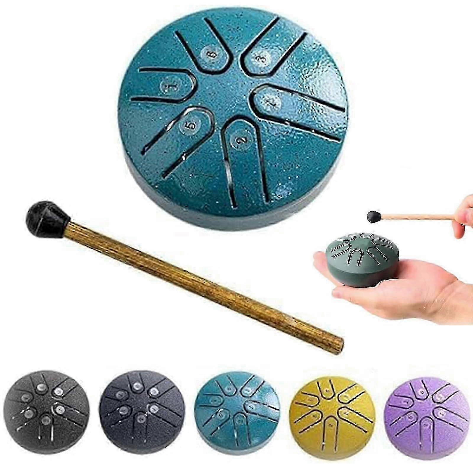 Tambor de chuva para fora, Tambor de língua de aço Carrilhão de chuva, Instrumento de tambor de chuva para fora, Tambor de língua de aço Carrilhão de chuva à prova d'água, Tambor de língua de aço 6 N