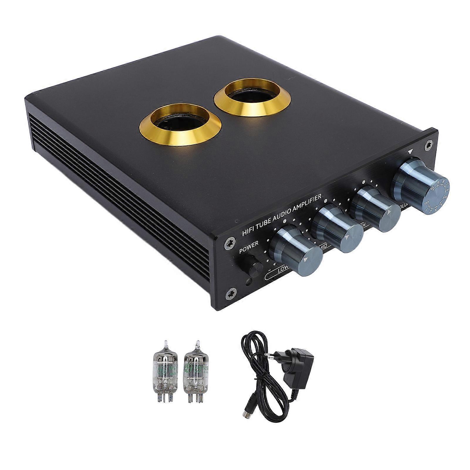 Bench Compact Built in Circuit Guard Electric Tube HiFi ophile Preamplifier for Home