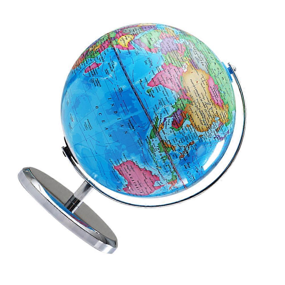 Illuminated Terrestrial World Globe For Kids Round Educational Globe with Stand 1Set