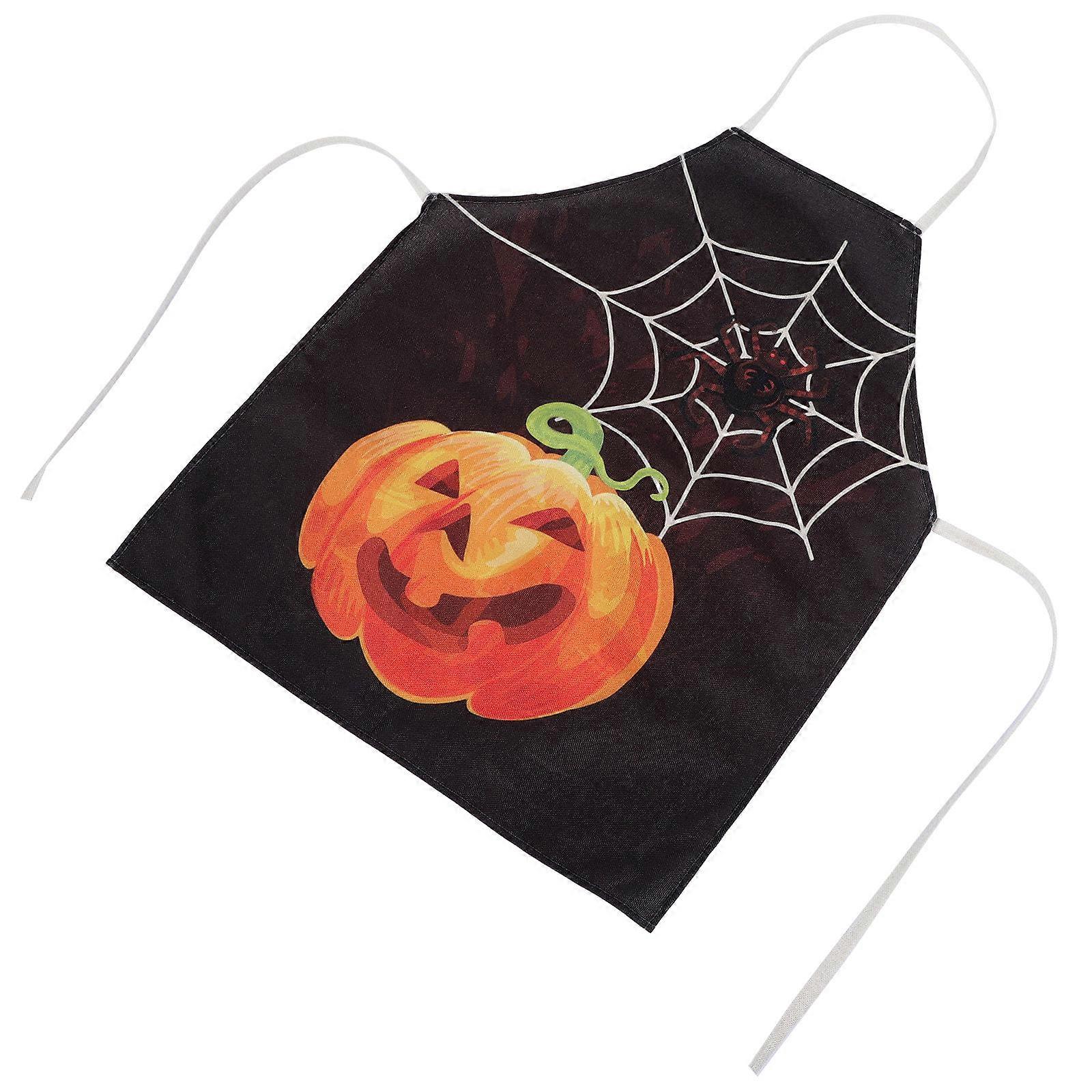 Kitchen Apron Comfortable Halloween 68x55cm Breathable For Cooking 1Pcs