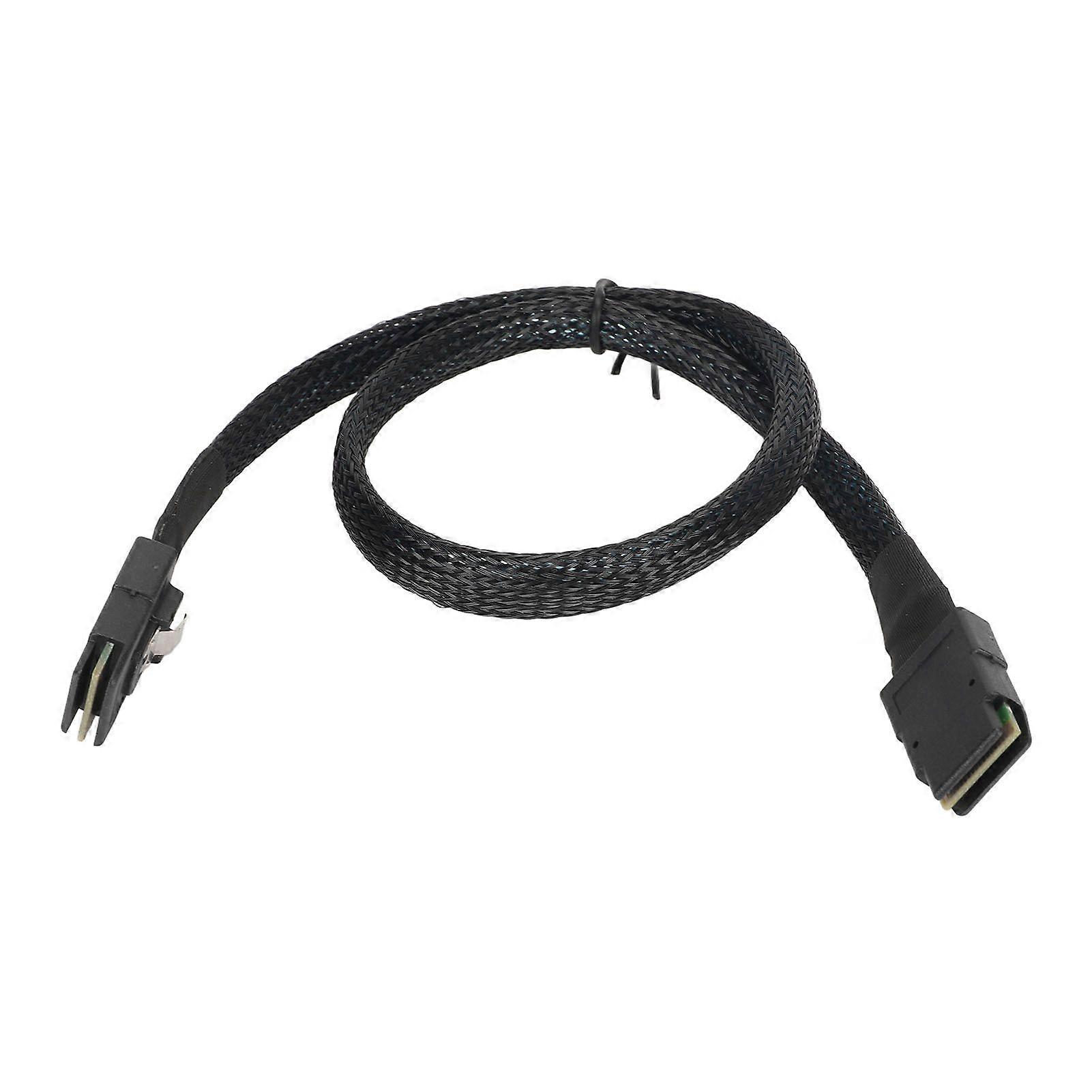 Compatible with the Mini SAS SFF 8087 dual straight head computer server motherboard connected to the array card data cable