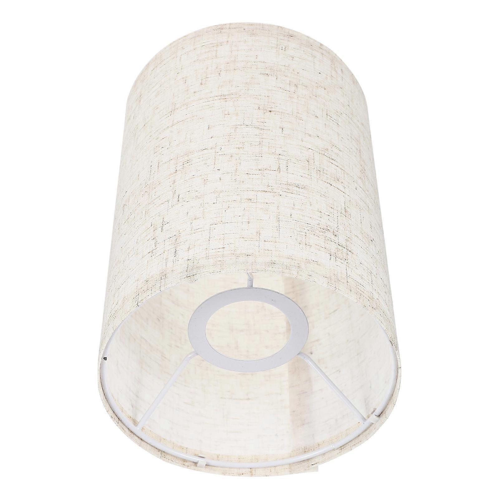 Small Table Lamp Shade Round Shape For Interior Decorators Beige 7.9 5.5 5.5in 1Pack