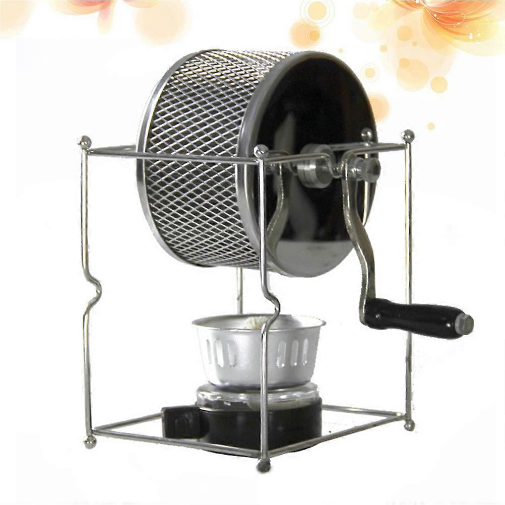 Stainless Beans Roaster Manual Operation Diy Coffee Bean Roasting Portable Machine Travel 21.00X18.00X16.00CM 1Pack