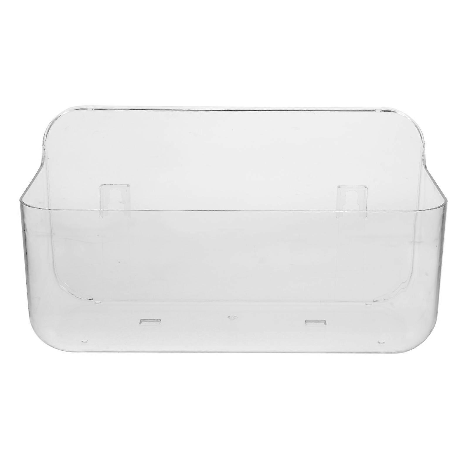 Transparent Acrylic Wall Storage Shelf for Bathroom Sundries Easy to Install Multipurpose 1pc