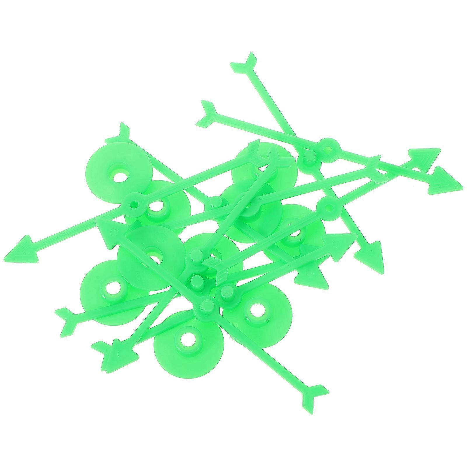 Suction Cup Fixation Game Spinners Plastic Arrow Desktop Game Prop For Gamers Blue 10Pcs