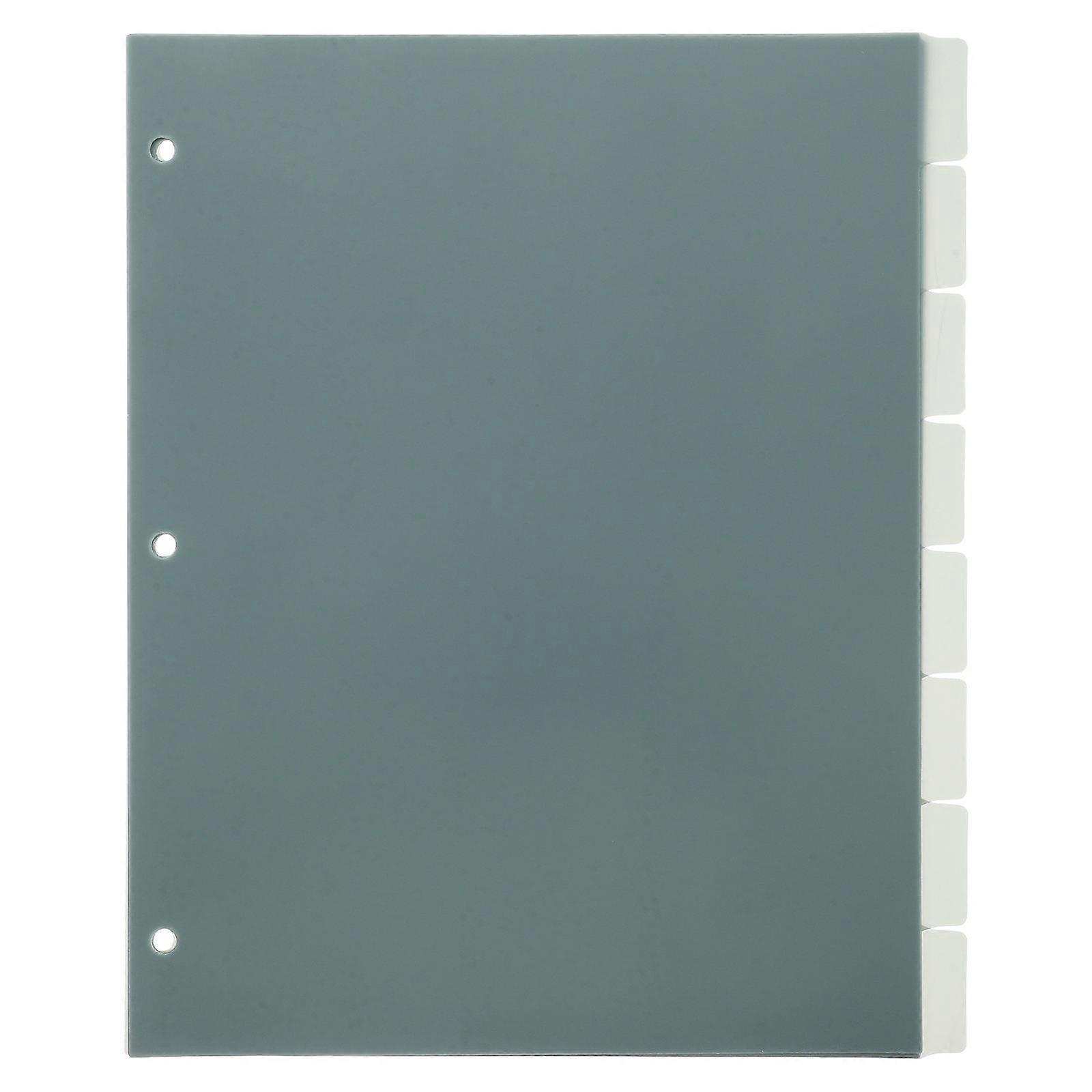Folder Dividers with Tabs PP Material Document Protection Ideal for Office Workspaces 1 Set